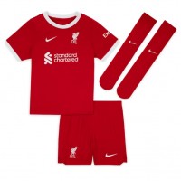 Camisa de Futebol Liverpool Alexis Mac Allister #10 Equipamento Principal Infantil 2024-25 Manga Curta (+ Calças curtas)